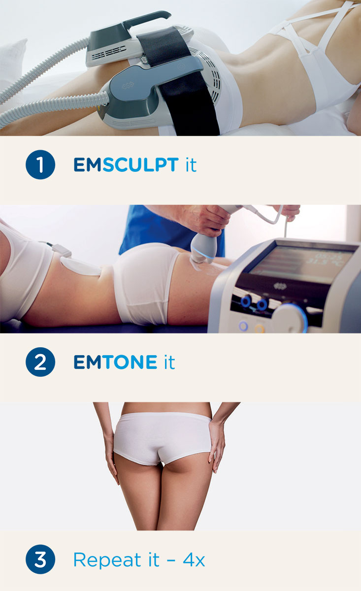 Emsculpt and Emtone Taut and Toned